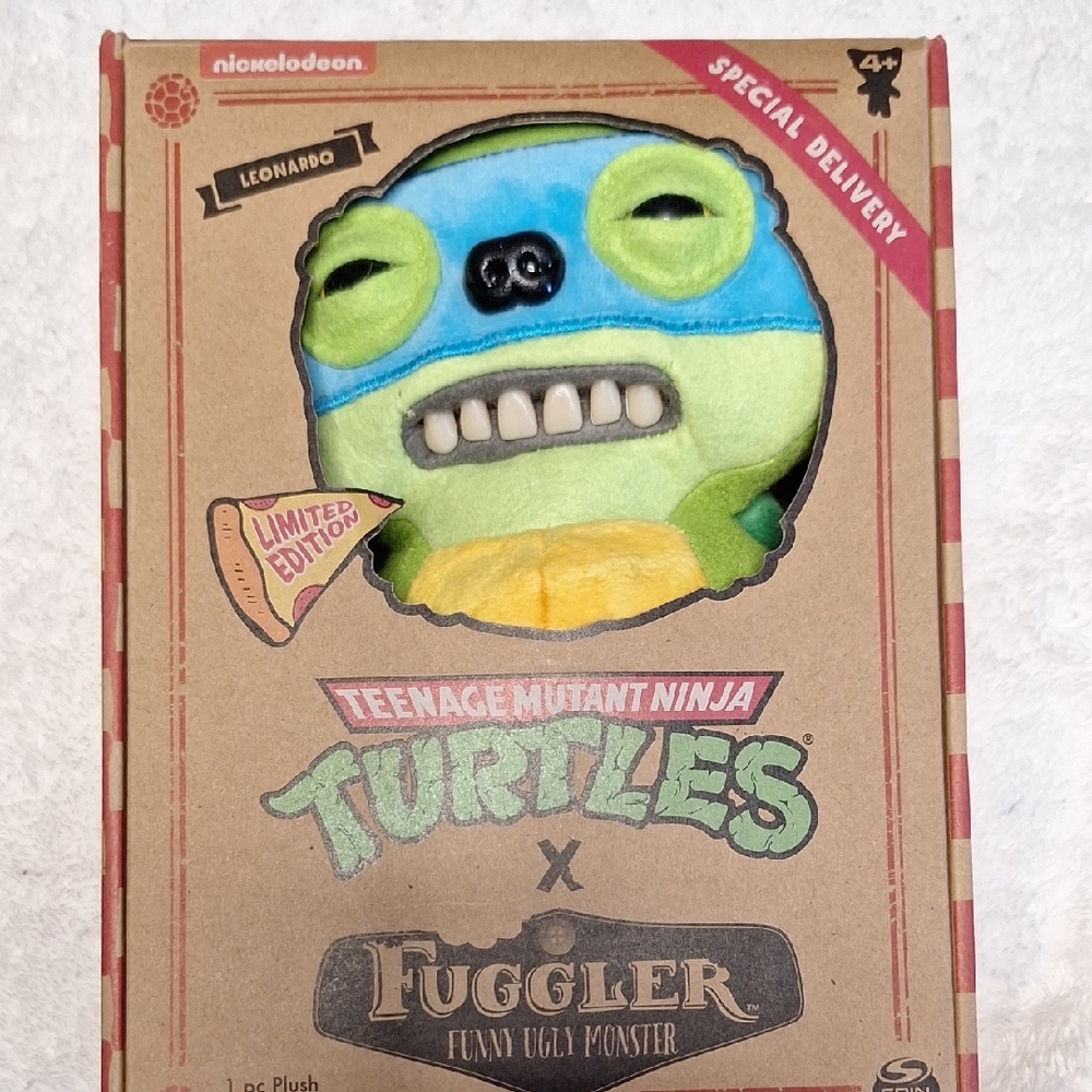 Teenage Mutant Ninja Turtles x Fuggler Leonardo Plush - Blue & Green
